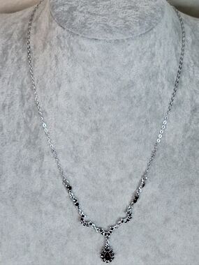 Gorgeous Garnet "Y" Necklace